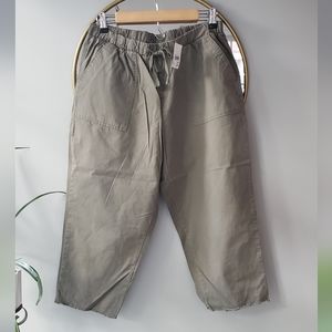 New Cato Army Green Casual Cropped Pants Size L